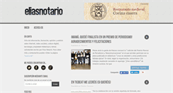 Desktop Screenshot of eliasnotario.com
