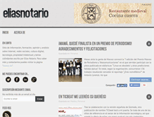 Tablet Screenshot of eliasnotario.com